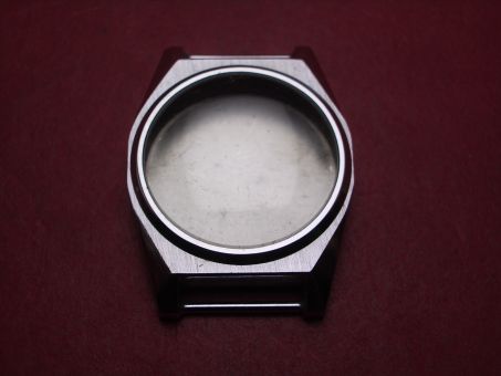Uhrengehäuse für AS Kal. 984, verchromt, 26,8mm x 35,8mm x 8,4mm, NOS (New Old Stock) 