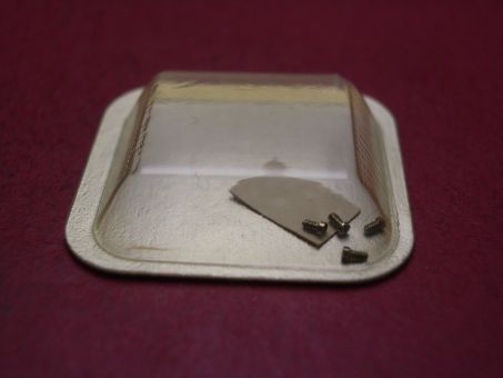 1 Cartier Bodenschraube, Weißgold, für Tank Ellipse GM, techn. Ref. 0061, 18225700 