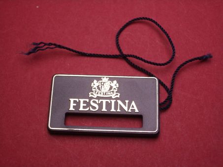 Festina Hang-Tag, 41,0mm x 23,0mm, blau 