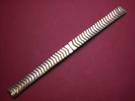 Ebel Stahl/Gold Metall-Armband, mit verdeckter Schließe, Länge: 171mm, Breite: 12,95mm am Gehäuse 12,0mm an der Schließe 