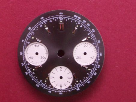 Valjoux 72 Chronographen-Zifferblatt Durchmesser: ca. 28,1mm 