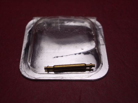 1 Cartier Federsteg, gelb, 10mm, Ø 1,5mm, für Tonneau 1910, techn. Ref. 1945, GV650156 