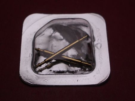 1 Cartier Federsteg, gelb, 15mm, Ø 1,5mm, für Diabolo PM, Panthère GM, Tank PM, Tank Must PM, Trianon GM, Ellipse GM & Square Incuvée GM, 29760818 (ersetzt die Ref. VA280182) 