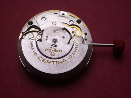 Uhrwerk Certina Cal. 25-681, Automatik 