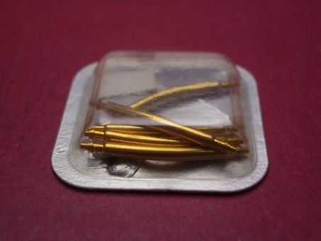 1 Cartier Federsteg, gebogen, gelb, für VLC GM, techn. Ref. 0030 & 0037, 17212800 