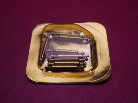 1 Cartier Federsteg, Stahl, 12mm, für Santos Carrée PM, Santos Ronde PM, Santos Vendome PM & Santos Galbée PM, techn. Ref. 1552, 0170, 0174, 0183, 1567, 1562 & 1565, VA280042 