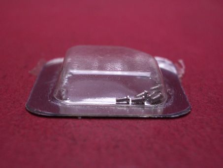 1 Cartier Bodenschraube, Graugold, Ø 1,25mm, Länge 2,38mm, für techn. Ref. 0246, 1650, 1660, 1288, 2831, 2825, 2613, 2489, 2362, 0197, 2700, 2858, 2907, 2572, 2546 & 2639, VC050077 