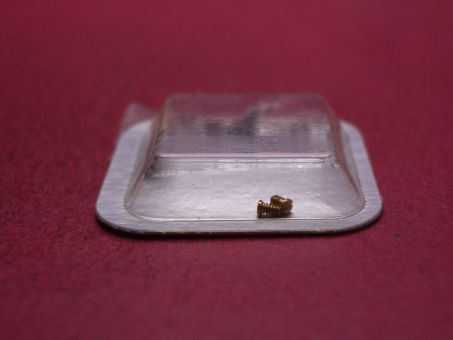1 Cartier Schraube, gelb, Ø 1,3mm, Länge 1,86mm, VA280253 