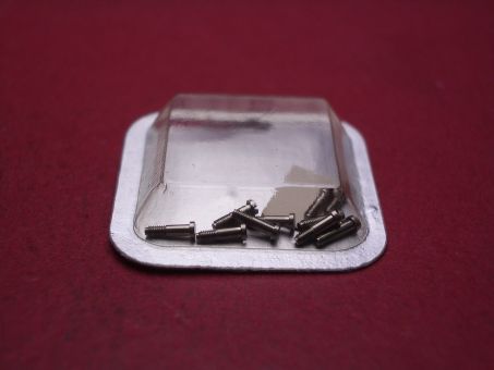 1 Cartier Schraube für Drücker, Stahl, Ø 1,5mm, Länge 4,2mm, für Pasha 38mm, techn. Ref. 0950 & 0955, VA150060 