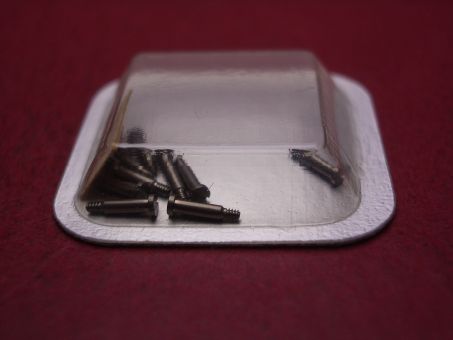 1 Cartier Schraube, Stahl, Ø 1,42mm, Länge 4,86mm, für Pasha Golf, VA150035 