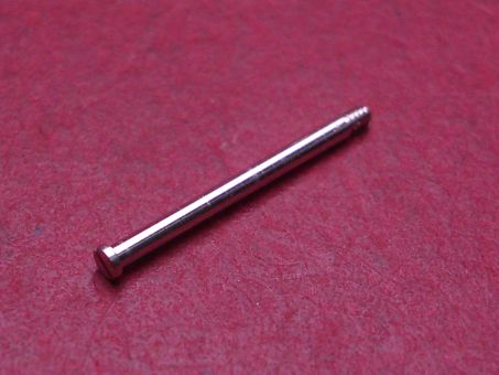 1 Cartier Schraube für Verlängerungsglied, Weißgold rhodiniert, Ø 1,49mm, Länge 14,4mm, für Tank Francaise PM, techn. Ref. 2365, 2403 & 2517, GV640224 