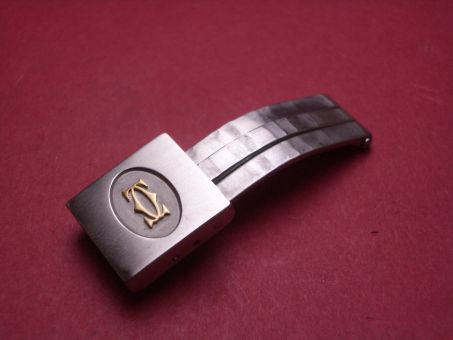 Cartier Schließe, (Faltschließe)  13,7mm, Schließblech: 15,8mm x 14,95mm 