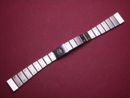 Cartier Armband Stahl /Gold  9,98mm an der Schließe, 13,95mm am Gehäuse, Länge im geschlossenen Zustand 155,00mm, Bandstärke 2,62mm 