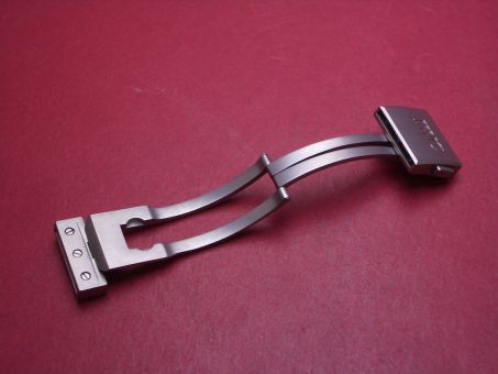 IWC Faltschließe, Stahl, 17mm, neu 