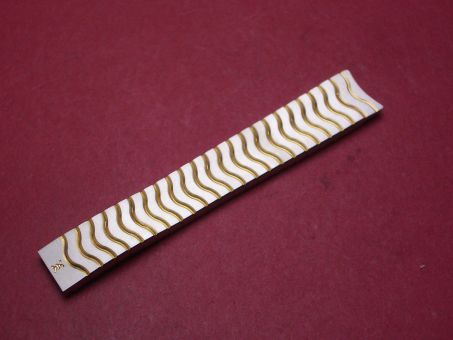 Ebel Bandhälfte, Stahl/Gold, Breite: 13mm-11mm, Länge: 7,8cm, neu 