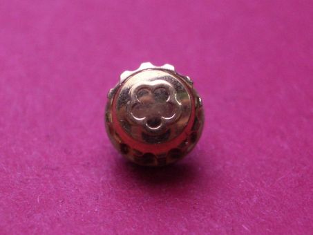 Titoni Krone, doublé,  Ø 6,45mm, Höhe 6,1mm, mit innen liegender Dichtung 