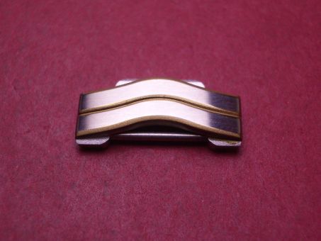 Ebel Armbandglied, Stahl/Gold, 19,4mm, NOS (New Old Stock) 