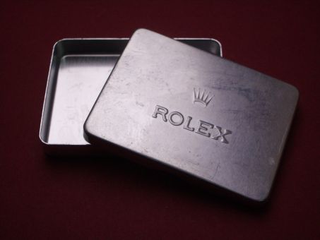 Rolex Dose, Aluminium, 65,7mm x 50,2mm, gebraucht 