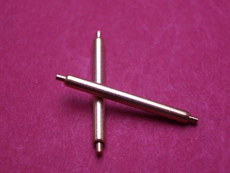 Yves Saint Laurent 2 Federstege, vergoldet, 18mm 