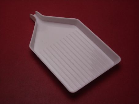 Sortier- und Schüttschale aus Kunststoff, Breite: 5,5cm, Länge: 9,5cm, Farbe: weiß 