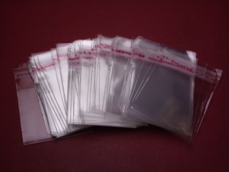 100 Stück selbstklebende Fiberglastüten, 4cm x 4cm 