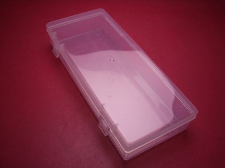 Aufbewahrungs-, /Transport- / oder Sortierbox aus Kunststoff, 15,5cm x 6,5cm x 2,7cm 