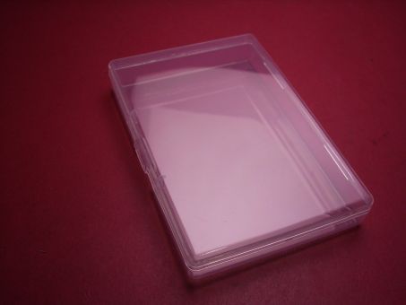 Aufbewahrungs-, /Transport- / oder Sortierbox aus Kunststoff, 10,2cm x 7,3cm x 1,6cm 