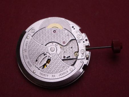 Cartier Pasha Chronographen-Uhrwerk, Cal. 480, Datum bei der 3, ohne Chrono-Modul (Uhrwerk nur im Vorabtausch) 