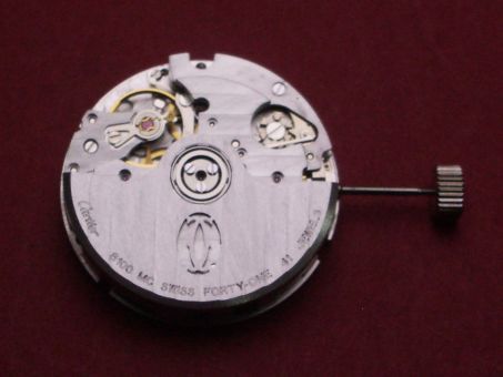 Cartier Pasha Chronographen-Uhrwerk, Cal. 8100MC, Datum bei der 3, für Ref. W31085117 (Uhrwerk nur im Vorabtausch) 