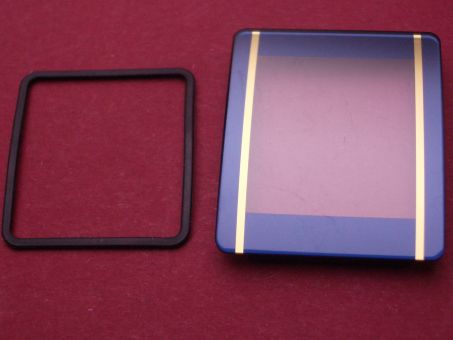 Rado INTEGRAL 23,6mm x 28,3mm  gewölbt, eckig mit Dichtung 