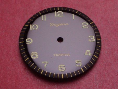 Dugena Lip Zifferblatt, Ø 30,4mm, schwarz/goldfarben 