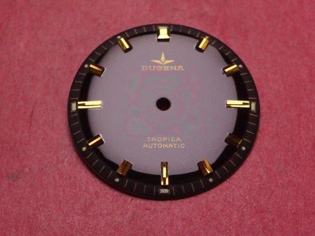 Dugena Lip Zifferblatt, Ø 30,6mm, schwarz/goldfarben 