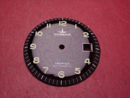Dugena Tropica Zifferblatt, Ø 30,6mm, schwarz/weiß 