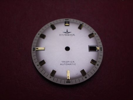 Dugena Tropica Zifferblatt, Ø 30,5mm, creme/goldfarben, mit Datum 