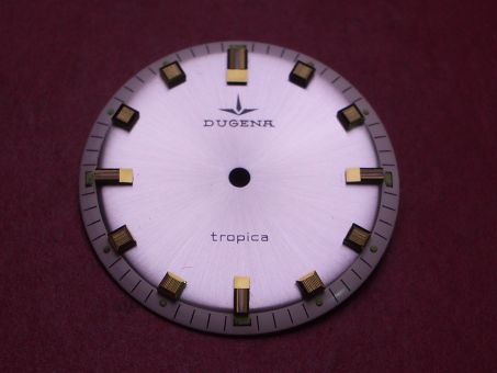 Dugena Tropica Zifferblatt, Ø 30,6mm, creme/goldfarben, ohne Datum 