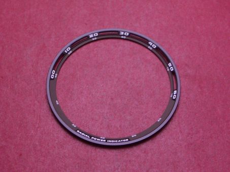 Lünette, Außen-Ø 37,7mm, Innen-Ø 32,6mm, schwarz 