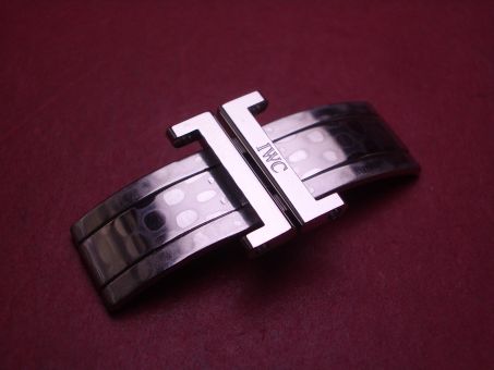 IWC Faltschließe, Stahl, 14mm, gebraucht 