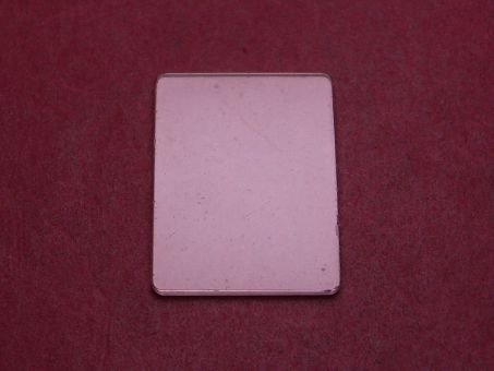 Uhrenglas, 17,6mm x 23,5mm x 1,9mm, gebraucht 
