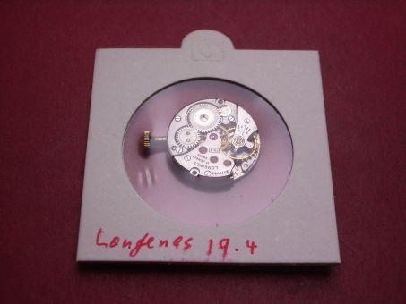 Longines Uhrwerk Kal. 19.4, Handaufzug, Ø 19.74mm, f = 19,800 vph 