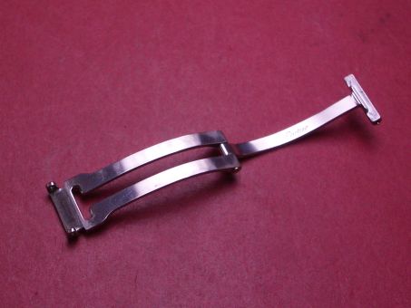 Cartier Faltschließe, Stahl, 13,8mm, gebraucht 