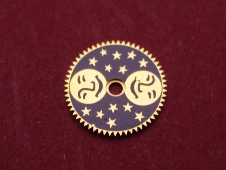 Mondphasenscheibe, für ETA Kal. 255.481 & 255.485, Quarzwerk 