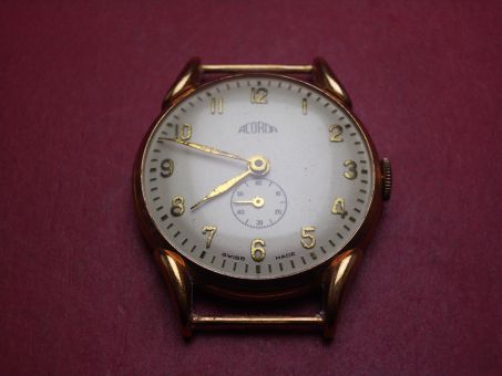 Komplette Uhr, Acorda, Handaufzug, Ø 35mm, NOS (New Old Stock) 