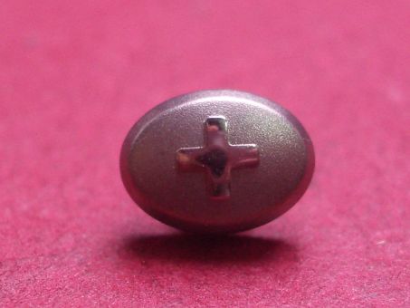 Tissot Krone, Stahl, 7,7mm x 5,7mm x 2,6mm, Gesamthöhe 6,3mm, Signatur "+", für Tissot T-Touch T013420A 
