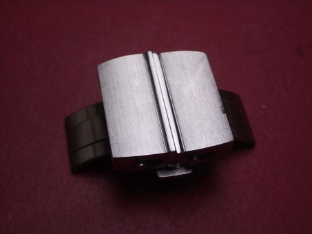 Piaget Faltschließe, Stahl, 21,6mm, gebraucht 