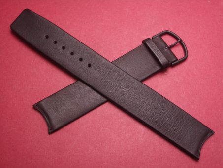 Omega Uhren-Armband, Kalbsleder, 20mm, Farbe: schwarz 