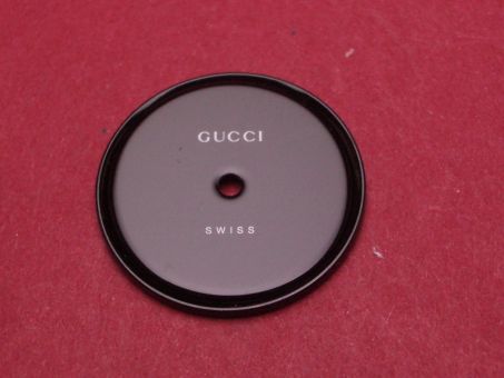 Gucci Zifferblatt mit Zifferblattring, schwarz, Ø 19,1mm (mit Ring), 051.A365 