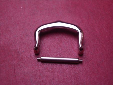 Cartier Dornschließe, 14mm, Stahl, für Tank Basculante PM, Kal. 059, tech. Referenz: 2386, ohne Nase, 08000614 