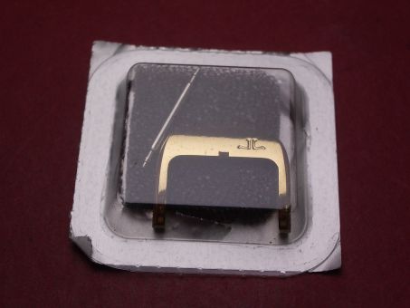 Jaeger-LeCoultre Dornschließe, Stahl vergoldet, 16mm, ohne Nase 