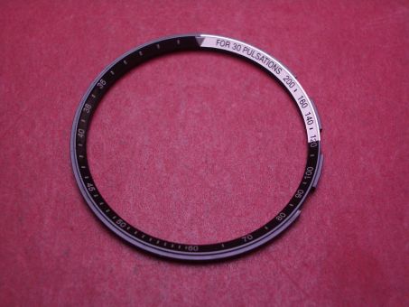 Jaeger-LeCoultre Lünette, Ø 33,4mm, schwarz/weiß, Compressor Chronograph 160T25, gebraucht 
