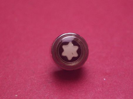 Montblanc Krone, Stahl, Ø 6,9mm, Höhe 6,0mm, Gesamthöhe 9,7mm 